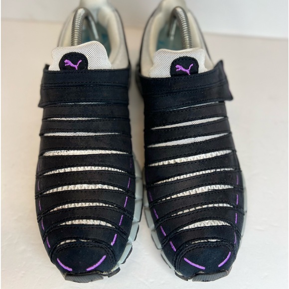 Puma OSU NM Womens Lifestyle Blk/Wh/Duberry 185686-12 Hook & Loop Sz 10M Superb! - Picture 2 of 16